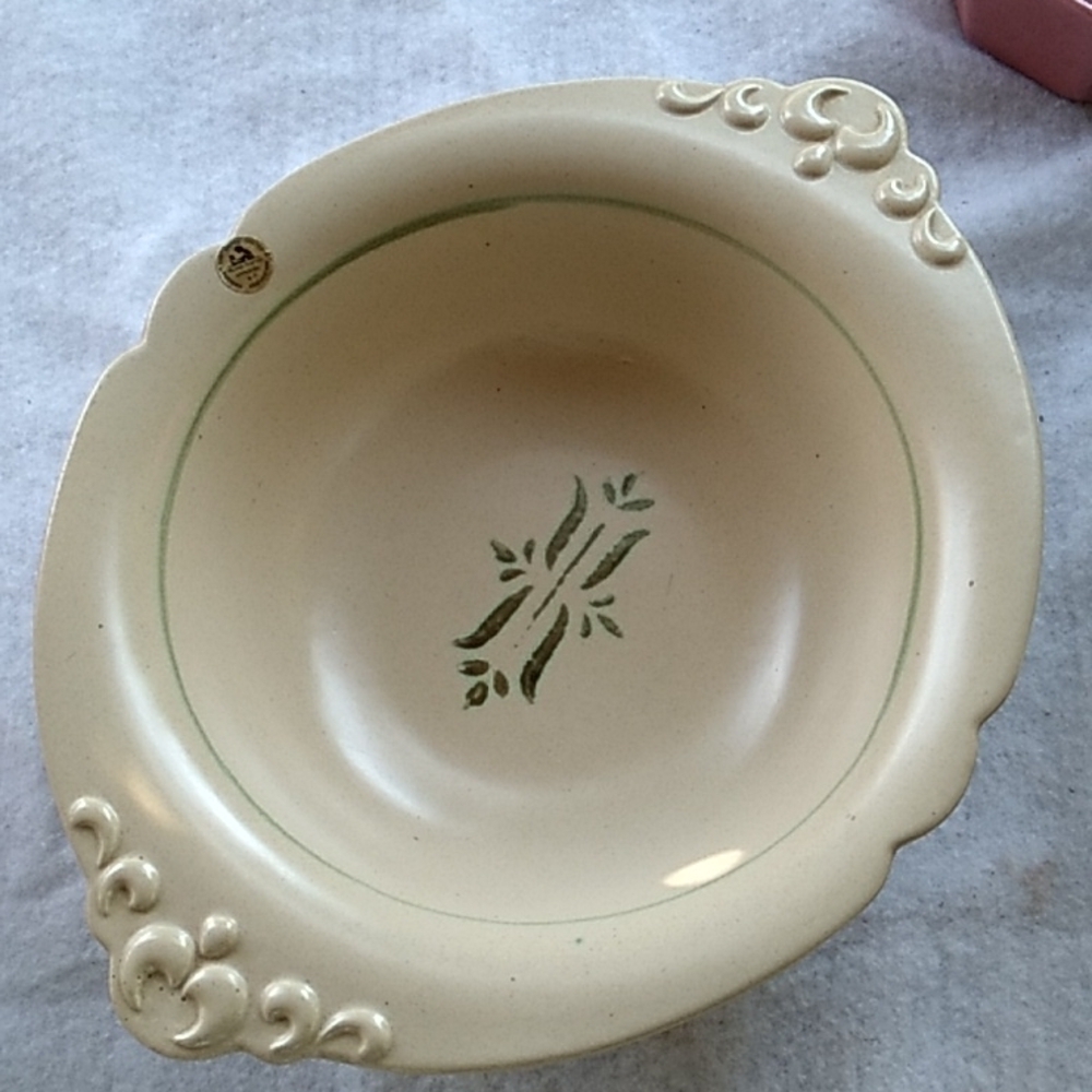 Vtg Haeger large basin bowl #4960 USA 🇺🇸 potters association